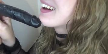 Peas And Pies ASMR Dildo Blowjob