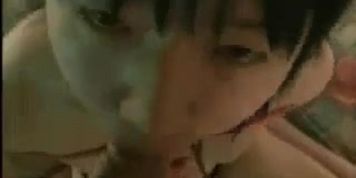 Amateur Japanese Bondage Blowjob And Dildo