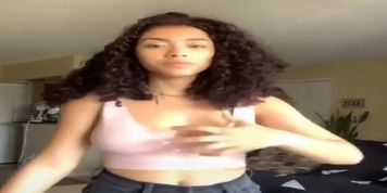 Tiktok Teen Dancing With Big Boobs