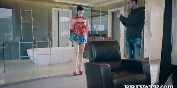 Private.com - Wonder Wetness Nelly Kent Gets Tight Cosplay Ass Fucked!