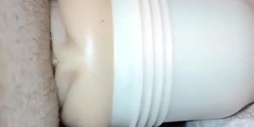 Elsa Jean Fleshlight. Tight gripping pussy. (fleshlight_fuck)