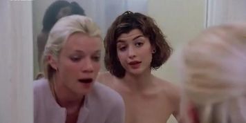 Naked MILFs before mirrors in celebrity compilation