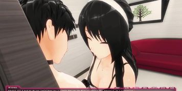 Escalation Part 4 Femdom Fetish Mistress Blindfold Handjob - Cumplay Games