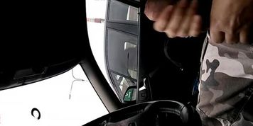 flash and cum in car