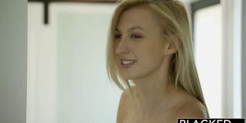 BLACKED - Blonde Girlfriend Alexa Grace Cheats with BBC