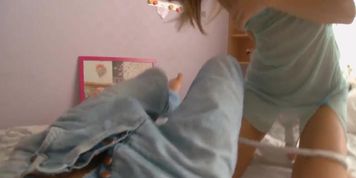 Sexy and hot hardcore action by teen couple (Krystal Boyd)