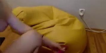 Cute Naked Girl With A Toy