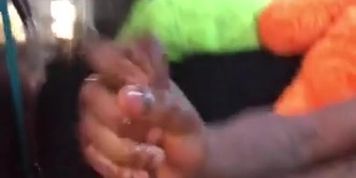 Stroking my long Wet cock 