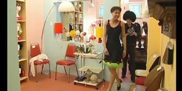 Stripping and trying on wigs - Julia Reaves