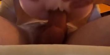Covid masked loser distances himself from everything except his fleshlight.  Cums inside and moans