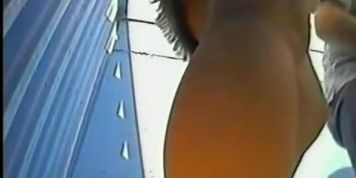 Amateur voyeur xxx with girl changing in the beach cabin