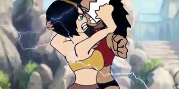 Katara vs Toph catfight