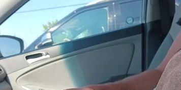 Quick dick flash car for milf