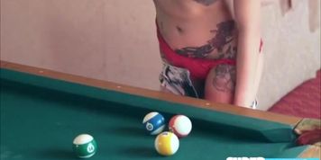 Cute blonde bimbo Marsha May gets her pussy fucked by her stepdad