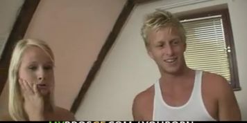 He Finds Out His Slutty Blonde Girlfriend Cheating!