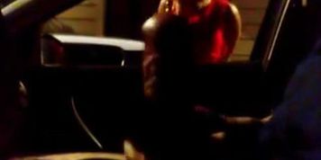 Car Flash Blonde Milf