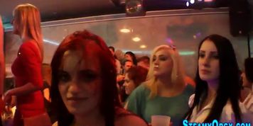 Facialized cfnm teenager