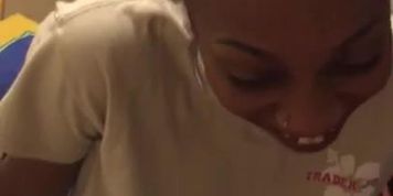 Ex girlfriend takes a facial