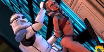 Ahsoka Tano Star Wars Porn by Rocksolidsnake (No Sound)