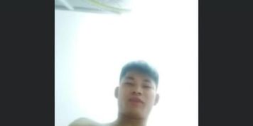 Cute Muscle Guy from China with Dirty words