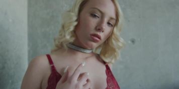 Dixie Lynn - Skinny Blonde Teen Gets A Massive