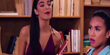 Horny teens Emily Willis and Ember Snow lesbian sex