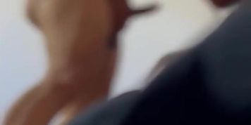Dominican Cock Guzzler Gets Fucked By Big Nuts Tourist