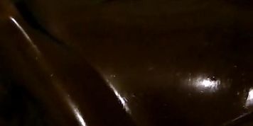 SMOKY LATEX RUBBER VACUUM ENCASEMENT
