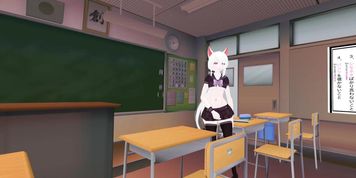 Masturbating in my class room OwO [ VRchat ] Preview