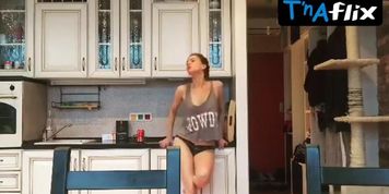 Marusya Klimova Breasts,  Underwear Scene  in Marusya Klimova Wearing A Sexy Underwear In The Kitchen