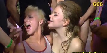 Nasty fetish whores get drenched
