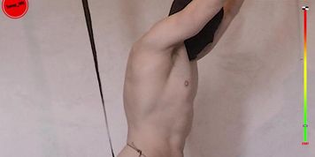 Anal Hook + Chastity + Vibrator Edging - Prostate Milking Restrained (Alison Webb)