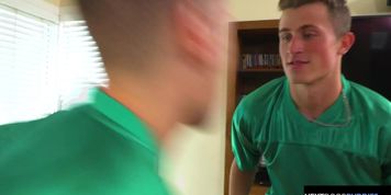 Twink Athlete Dicked Down By Handsome Team Captain