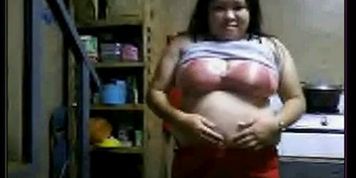 Fat Woman Showing Off Her Tits