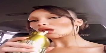 Bella Hadid (Supermodel) Tits Instagram Story (Full Nipple Shots)