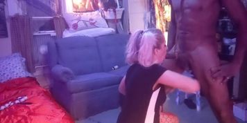 Mistress facesitting and ballbusting before taking subs cock