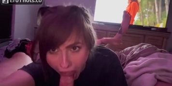 Tabby Ridiman aka Tabs24x7 bg blowjob (Zoe Rush)