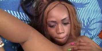 Ebony Lesbians Cum Together