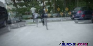 Female cops addicted to black cock capture their black dude