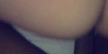 Quarantine meet up. BBC vs White BBW. Moans and says she can&rsquo;t take it.