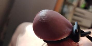 Extreme close up cumshot hands free (ElectroStim ElectroStim, Nubiles)