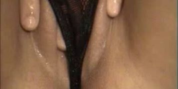 Sexy latina babe rubs and fingers her soaking wet pussy