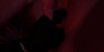 Chubby teen cums using her black rabbit for the first time 