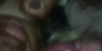 Some dirty slag gets two cum loads 