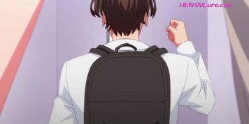 Kitchen Sex Tease: Momoka lets Ryota Finger her Tight Pussy After he Does All the Dishes (Anime Girl)