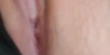 Long pink pussy lips masturbation