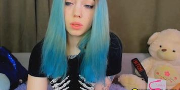 Pussy Fucking And Sucking Dildo (Alita Angel)