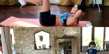 Iris Mittenaere gym Instagram 31 03 2020 (Sandy Milz)