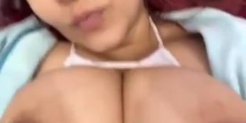 Colombian Playing With Her Sloppy Boobs 3