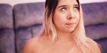 Sexy chubby woman eager for sex masturbates with her lush lovense